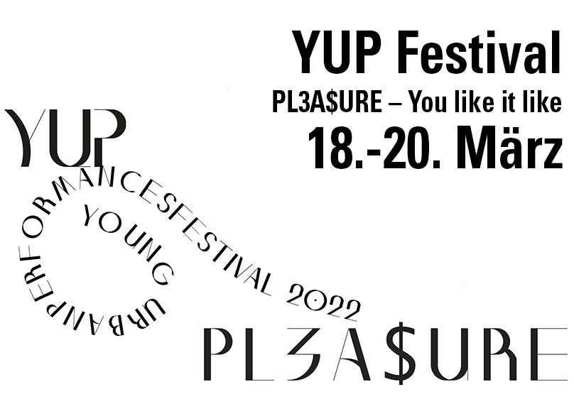 Typographische Animation auf der YUP-Webseite