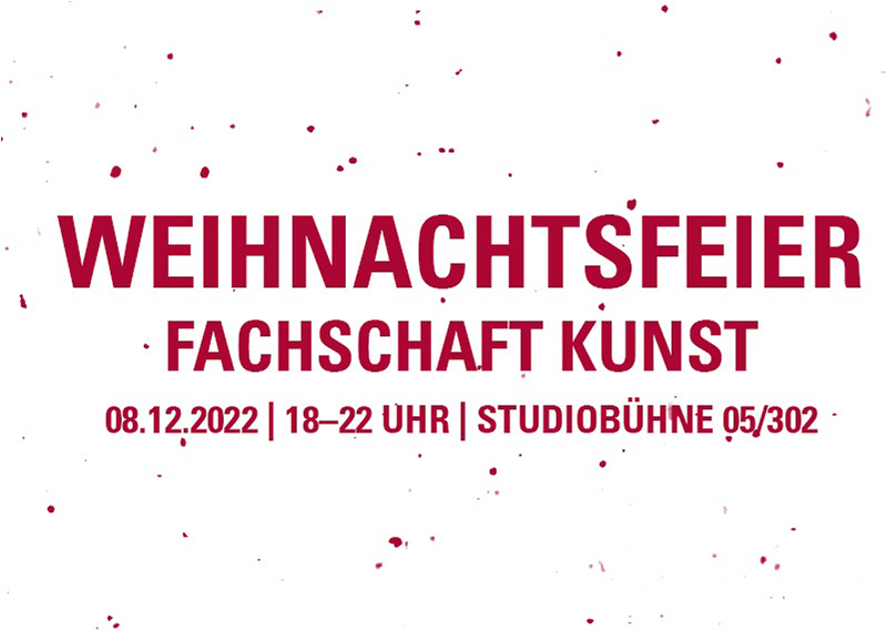 Weihnachtsfeier der Fachschaft Kunst